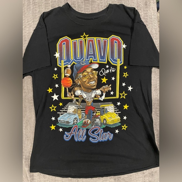 huncho Other - Quavo All Star Black T-Shirt
